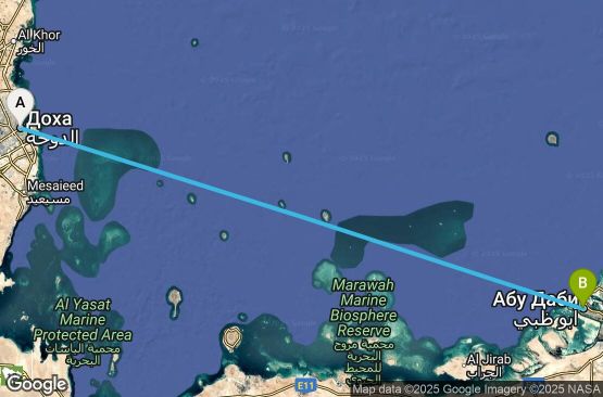 Маршрут на круиз 3 дни Катар, Обединени арабски емирства - UYOA