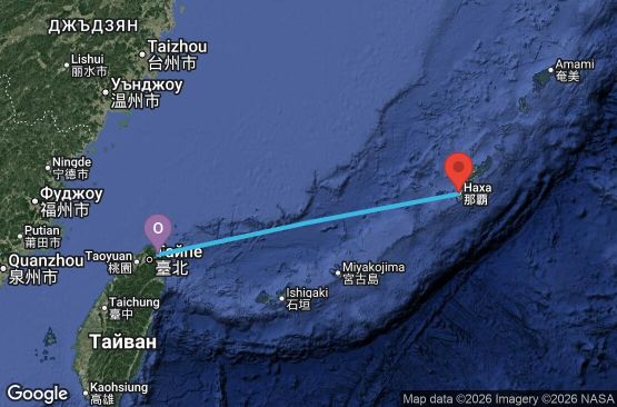 Маршрут на круиз Taiwan, Japan - KEE03A0N