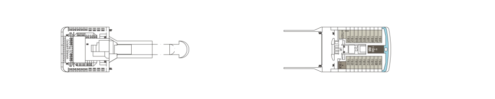 Палуба 15 - Xilofono на круизен кораб MSC Orchestra - разположение на каюти, ресторанти, места за забавления и спорт