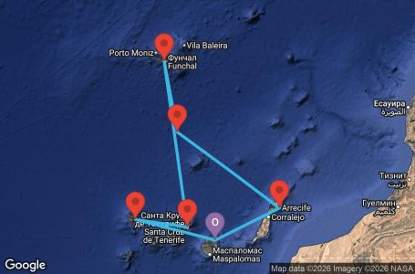 Маршрут на круиз null - LPA07A2P