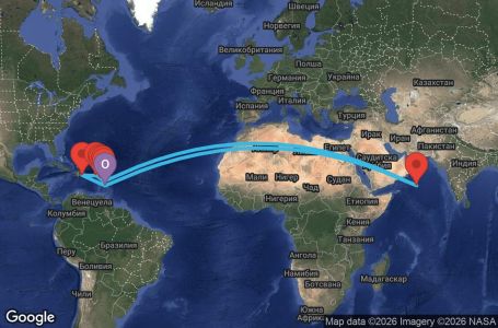 Маршрут на круиз 7 дни Нидерландски Антили, Вирджински острови - FDF07A2P
