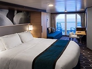 Описание на каюта Junior Suite - Малък апартамент с балкон категория J3 на круизен кораб MAJESTY of the seas – обзавеждане, площ