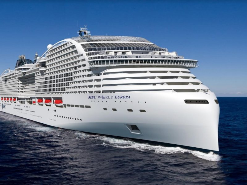 Круизен кораб MSC World Europa на MSC Cruises