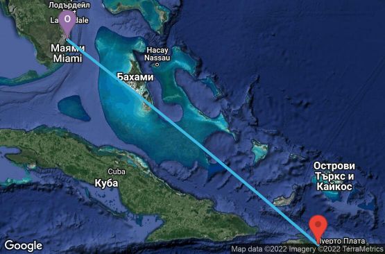Маршрут на круиз 4 дни САЩ, Хаити - 04W125