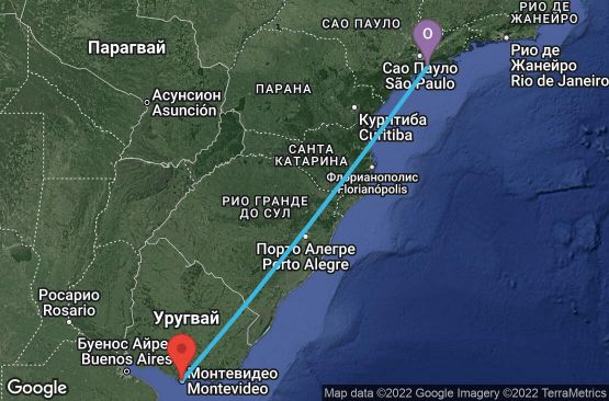 Маршрут на круиз 6 дни Бразилия, Уругвай - SSZ06027