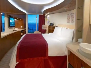 Описание на каюта Гарантиран мини-апартамент с балкон - MX на круизен кораб Norwegian Epic – обзавеждане, площ