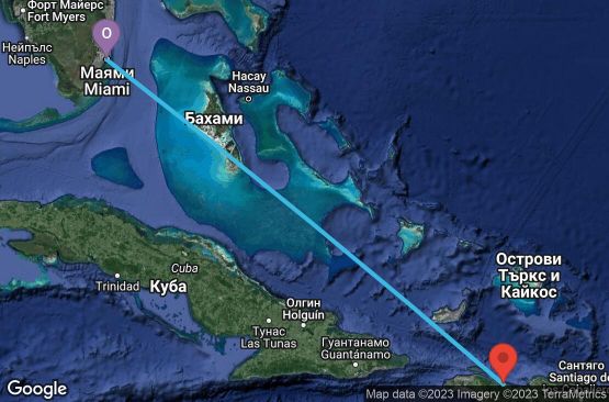 Маршрут на круиз 4 дни САЩ, Хаити - 04E011