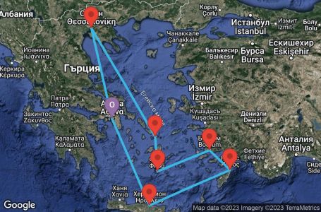 Маршрут на круиз 7 дни Адриатика и гръцки острови - VIGR07CNNPIRPIR