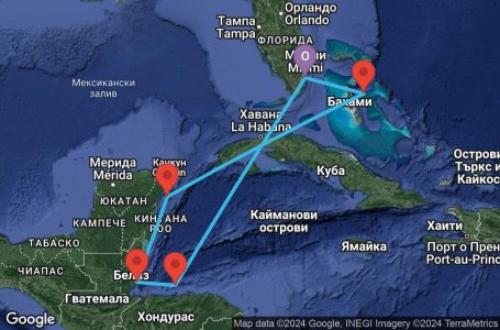 Маршрут на круиз 7 дни Кариби - ESCR07CNNMIAMIA
