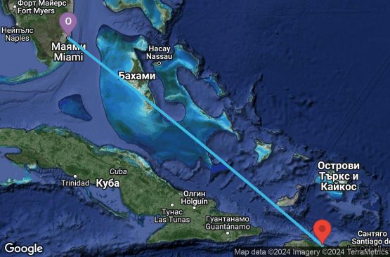 Маршрут на круиз 4 дни САЩ, Хаити - 04E021