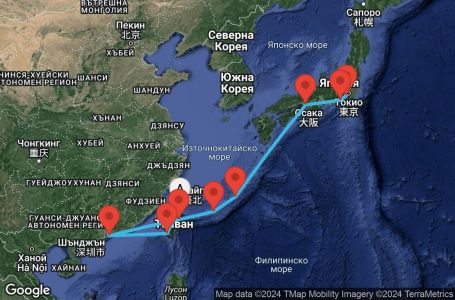 Маршрут на круиз 11 дни Япония - SPAS11CNNKEEYOK