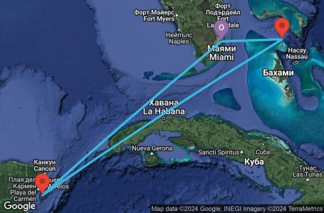 Маршрут на круиз 5 дни Западни Кариби от Маями - ESCN05CNNMIAMIA