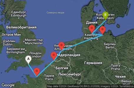 Маршрут на круиз 7 дни Северни столици - SUNA07CNNSOUCPH