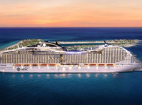 Круизен кораб MSC World America на MSC