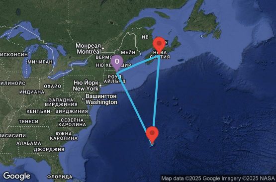 Маршрут на круиз 7 дни Бермуда от Бостън - BKBR07CNNBOSBOS