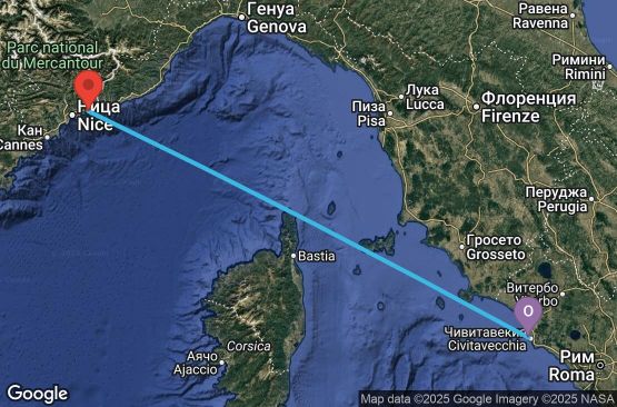 Маршрут на круиз 7 дни Италия, Монако - EX20260602CVVCVV