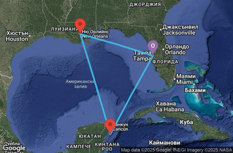 Маршрут на круиз 7 дни Западни Кариби от Тампа - GENO07CNNTPATPA