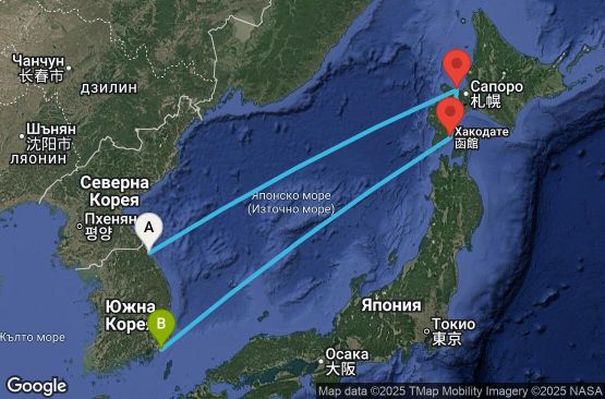 Маршрут на круиз 5 дни Южна Корея, Япония - SOH05016