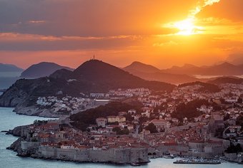 Dubrovnik cruise sunset